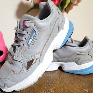 Size 6.5- adidas Falcon Raw Grey 2018